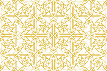 Wall Mural - seamless abstract pattern, art deco pattern, vintage antique pattern background decorative graphic d