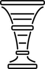 Poster - Sales funnel icon representing the customer journey, from awareness to purchase, in digital marketing