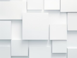 White minimalistic geometric abstract background with seamless dynamic square suit for corporate, business, wedding art display products blank 