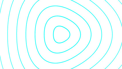 Fototapete - Oval or circular concentric narrowing to one point. Design. Display with play icons.