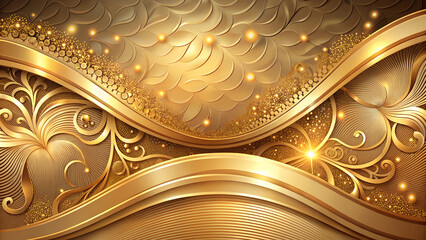 Poster - Luxury gold background for your design.
