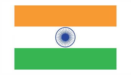 india flag vector illustration