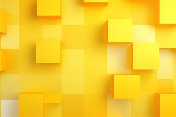 Wall Mural - Yellow minimalistic geometric abstract background with seamless dynamic square suit for corporate, business, wedding art display products blank 