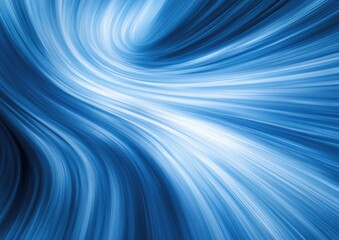 Wall Mural - Abstract blue background with motion blur displayed in a line art illustration