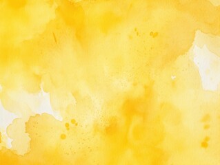 Wall Mural - Yellow watercolor background texture soft abstract illustration blank empty with copy space for product design or text copyspace mock-up template