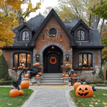 Halloween home outdoor decorations