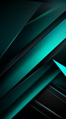 Poster - Modern black blue abstract background. Web banner.