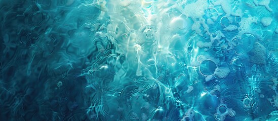 Aufkleber - Abstract pool water surface and background with sunlight reflection for copyspace