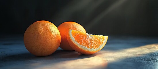 Leinwandbilder - new oranges. with copy space image. Place for adding text or design