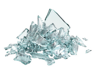 Wall Mural - shattered ice crystals ice cubes frozen water abstract texture