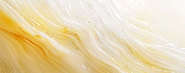 Poster - Soft grainy gradient with light yellow and white, 4K hyperrealistic photo