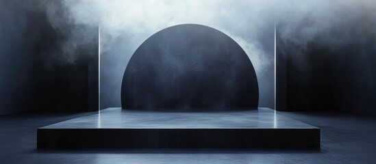 Poster - Elegant minimalist backdrop 3D illustration 3D rendering