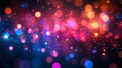 Wall Mural - Bokeh Lights Abstract Background