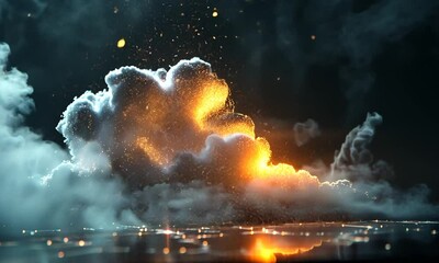 Wall Mural - Sparkling Cloud