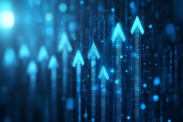 Abstract Digital Arrows