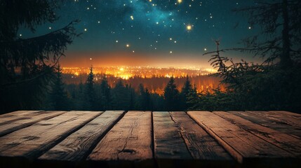 Canvas Print - 
Forest Night Magic