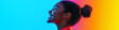 © Vivid_Vision - A vibrant and dynamic photograph of an African American woman in her 20s in profile