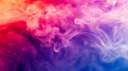 Wall Mural - A close up of a colorful smoke background