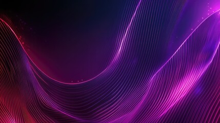 Line art illustration featuring a modern luxurious and minimalist design with a futuristic digital abstract purple background enhanced by vibrant diagonal lines for a dynamic effect suitable for p