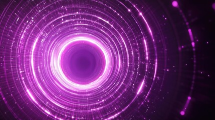 Elegant lilac circle background illustration with a digital disco movement theme