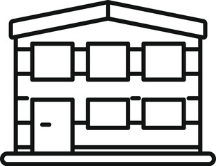 Poster - simple illustration of modern architecture, suitable for blogs, articles and presentations