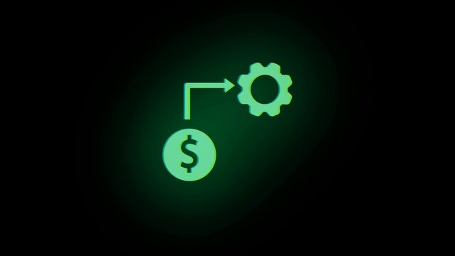 cloud money icon - vector illustration
