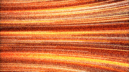 Aufkleber - Orange and purple background. Motion.Bright white horizontal lines that appear together with the light in the animation.
