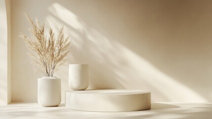 Poster - Minimalist Product Display or Podium 3D Rendering