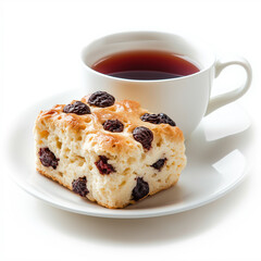 Poster - Tea And Scones Isolated