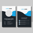 © graphstur - Blue modern new creative Business id card design template.