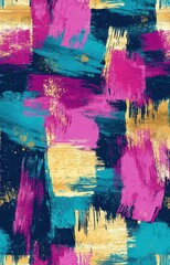 Poster - Abstract art with bold colors