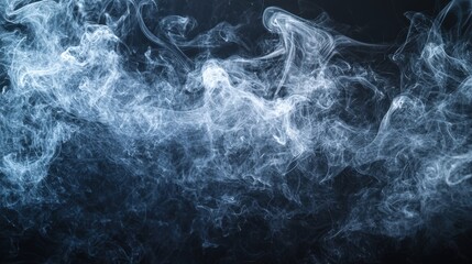 Poster - Abstract smoke shapes