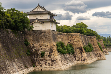 Osaka Castle - Japanese castle in Osaka, Japan. The castle is one of Japan's most famous landmarks.