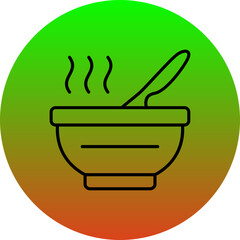 Canvas Print - Soup Icon