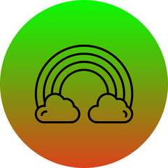 Sticker - Rainbow Icon