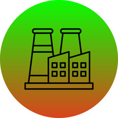 Sticker - Factory Icon