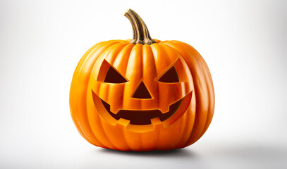 Halloween pumpkin isolated on white background