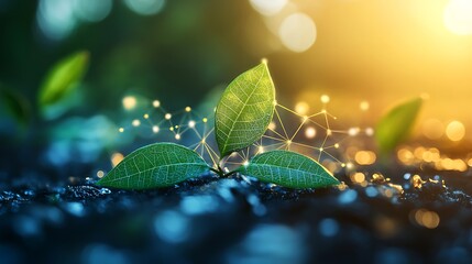 Poster - The Intersection of Nature and Technology in Sustainable Growth and Data Visualization