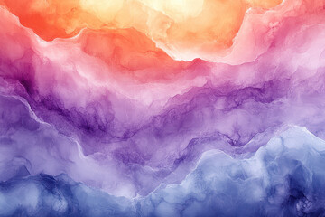 Watercolor abstract background with alcohol ink texture