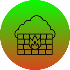 Sticker - Brick Wall Icon