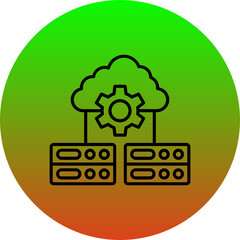 Sticker - Data Management Icon