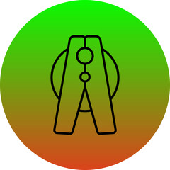 Sticker - Clothes Pin Icon