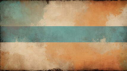 Wall Mural - grunge background with flag