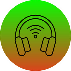 Wireless Headphones Icon