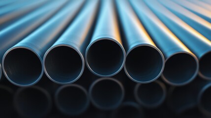 Metal Pipes Abstract Background