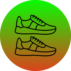 Wall Mural - Shoes Icon