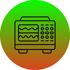 Wall Mural - Oscilloscope Icon