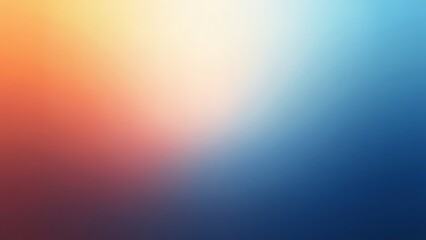 Blurred background with gradient colors of orange, sky blue, flat design, minimal, simple and colorful