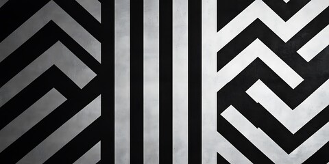 Wall Mural - minimalist geometric patterns featuring clean, sharp lines and abstract shapes in monochrome and pastel colors.