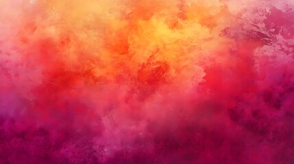 Wall Mural - Abstract Red and Orange Watercolor Background